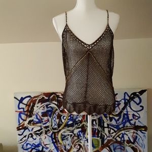 Stunning IDEOLOGY beaded tank top